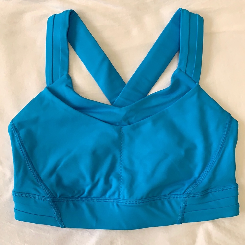 Lululemon Rack Pack Bra (Kayak Blue) Gem
